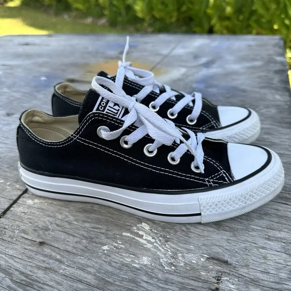 Converse Men’s 3.5 Women’s 5.5 Shoes Chuck Taylor All Star Low Top Black - BP
